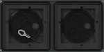 Gira System 106 s&uuml;vispaigaldusega 2-kohaline korpus, must 551200