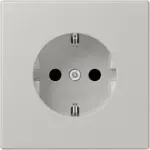 JUNG LC 1520 205 SCHUKO pistikupesa 16 A 250 V, lakitud duroplast, LS-seeria, gris clair 31 (32013)