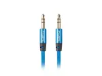 Helikaabel Lanberg CA-MJMJ-10CU-0010-BL 1m 3,5 mm isane isane sinine