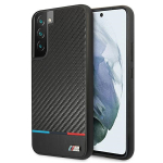 BMW BMHCS22MPUCARTCBK k&otilde;va &uuml;mbris Samsung Galaxy S22+ jaoks, M Collection Triangles, must