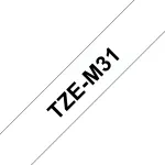 Brother TZE-M31 sildilint must l&auml;bipaistval
