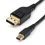 StarTech.com 3 jalga (1 m) VESA sertifitseeritud Mini DisplayPort-DisplayPort 1.4 kaabel - 8K 60Hz HBR3 HDR - Super UHD mDP-DP 1.4 juhe - &otilde;huke (34 AWG) Ultra HD 4K 120Hz - monitori/video kaabel