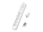 LogiLink LPS402 pikendusjuhe 1,5 m 5 vahelduvvoolupistikut siseruumidesse valge