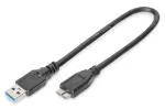 DIGITUS USB 3.0 kaabel USB A - Micro USB B (ak-300117-003-s)
