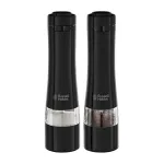 Russell Hobbs 28010-56 Electric Salt Mill Set (High Quality, Automatic, Adjustable Grinding, Light on Base, Must Metal Design) Pepper Mill