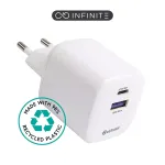 Mobiilseadme laadija eSTUFF ES637065 Universal Valge AC Indoor USB USB-C