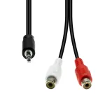 ProXtend M32XRCAF-002 3-kontaktiline &ndash; 2 x RCA kaabel, M-F