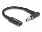 Adapterkaabel DeLOCK USB USB-C emane HP 4.5 x 3.0 mm isane 90&deg; nurga all 15 cm