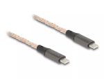 DeLOCK USB 2.0 kaabel USB USB-C isane isasele PD 3.0 100 W RGB 1.20 m