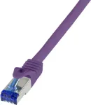 Logilink Professional Ultraflex - Patch-kaabel - RJ-45 (I) kuni RJ-45 (I) - 50 cm - 6 mm - S/FTP - Cat.7 toorkaabel (kaabel) / CAT 6a (pordid) - Halogeenivaba, vormitud, t&otilde;mbevaba - lilla, R