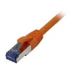 Patchkaabel RJ45 - CAT6A 500MHz - 10m - oranž - S-STP(S/FTP) - AWG27 - LSZH - Synergy 21