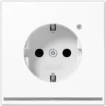 JUNG LS 1520-O WW LNW - Type F - 1 moodul(it) - 2P - Valge - Termoplast - Toide
