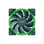 120 mm korpuse ventilaator PCCOOLER CORONA-roheline, 1000&ndash;1800 p/min, 120 mm