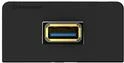 USB A pistikupesa Kindermann 7457 000 529 antratsiit plastik