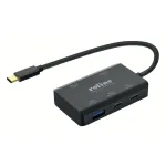 ROLINE USB 3.2 Gen 2 jaotur, 4-pordiline (2x USB-A + 2x USB-C), PD, USB-C &uuml;henduskaabel (14.02.5060)