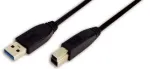 Logilink - USB-kaabel - 9-kontaktiline USB t&uuml;&uuml;p A (M) - 9-kontaktiline USB t&uuml;&uuml;p B (M) - 3 m (USB 3.0) (CU0025)