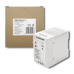 Qoltec 50914 DIN-liistu toiteplokk | 90W | 12V | 7,5A | Valge | &Otilde;huke