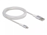 DELOCK USB andme- ja toitekaabel iPhone'i, iPadi ja iPodi jaoks 3 m Lightning