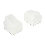 Pistikupesa turvakate DELOCK 64017 RJ-11 jaoks l&auml;bipaistev, pol&uuml;et&uuml;leen, 13&times;14,4&times;12 mm, 10 tk pakendis