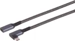 USB-kaabel S/CONN 14-74016 USB 3.2 Gen 2 1,5 m USB C Must Valge