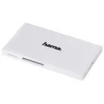 Hama USB 3.0 mitmekaardilugeja, SD/microSD/CF/MS, valge