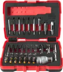 Kruviv&auml;ljat&otilde;mbekomplekt ks tools 150 1/4 tolli 10 mm 34-osaline kahjustatud ja &uuml;maraks keeratud kruvidele