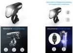 Jalgratta esituli FISCHER 007790 100 Lux LED, patareitoitega, must