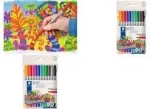 Marker Staedtler Noris Club Dual Tip 10 Pack &mdash; kahe otsaga viltpliiatsid, erinevad v&auml;rvid