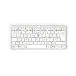 Hama WK-500 mitme seadme klaviatuur, kompaktne, juhtmeta RF + Bluetooth, QWERTZ saksa, valge