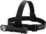 Sandberg Pealamp 1000 Pro, peapaelaga taskulamp, Must, Alumiinium, IP66, LED, 25 lm