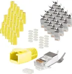 Pistikupesa RJ-45 ShiverPeaks 72067-20Y Kollane