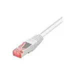 Tecline - paigalduskaabel - RJ-45 (M) RJ-45 (M) k&uuml;lge - 1,5 m - SFTP, PiMF - CAT 6 - halogeenivaba, t&otilde;mbet&otilde;kestusega - valge (715015W)