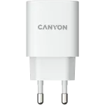 CANYON H-20, PD 20W Sisend: 100V-240V, V&auml;ljund: 1 pordi laadimine: USB-C:PD 20W (5V3A/9V2.22A/12V1.67A), EU-pistik, &uuml;lepinge-, &uuml;lekuumenemis-, &uuml;levoolu- ja l&uuml;hisekaitse