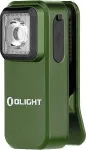 olight OCLIP LED-klambrilamp roheline kahe valgusallikaga, multifunktsionaalne (mudel 12972)