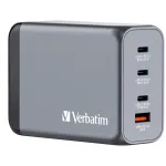 Verbatim GNC-240 GaN laadija 240W, 1x USB-C 140W / 1x USB-C 100W / 1x USB-C 65W / 1x USB-A QC 3.0 (EL/UK/US)