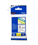 Sildistuslint Brother TZe-211 Must valgel