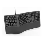 Juhtmevaba ergonoomiline kompaktne klaviatuur TRUST KEYRA ERGO MULTI DE &mdash; juhtmevaba, kompaktne paigutus, saksa klahvistik
