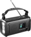 Sandberg Survivor DAB+ raadio akupank 20000 mAh, must