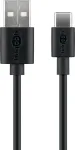 Goobay | USB-C laadimis- ja s&uuml;nkroonimiskaabel (USB-A > USB-C) | 59124 | USB-C isane | USB 2.0 isane (t&uuml;&uuml;p A)