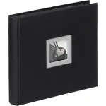 Walther Design FA-209-B K&ouml;idetud jumbo fotoalbum must 50 lehte 26x26 cm