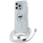 Karl Lagerfeld KLHMP15XHCCHNT k&otilde;va &uuml;mbris iPhone 15 Pro Max 6,7 inch l&auml;bipaistev IML Choupette pea ja n&ouml;&ouml;riga Magsafe