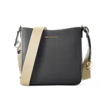 Michael Kors Jet Set Travel Crossbody Bag Black Saffiano Leather 35S4GTVC5LBLA