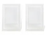 LOVEINSTANT 2x Transparent Photo Frame + Storage Box for Fujifilm Instax Mini 12, 11, 9, 8, 7s, 70, 90, 50, 40, Evo, Liplay, Link 2, Link SE