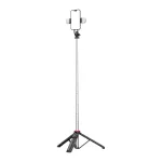 HURTEL Selfie Stick WC13YDS Telescopic Tripod 1.3m with Dual LED Light and Phone Holder - Black