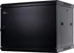 GETFORT 19 inch CALI 9U 600x450 seinakapp tugeva terasuksega, must (RAL 9005)