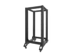 Eraldiseisev rack LANBERG OR01-6822-B 22U, 600 mm L x 800 mm S, must, 600 kg kandev&otilde;ime