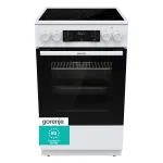 Gorenje GEC 5C41 WG Vabaltseisev elektripliit &ndash; valge, 50 cm, 70 L, 9 funktsiooni