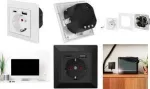 LogiLink PA0262B seinakontakt 1 Schuko-pistikupesaga, 1 USB-A ja 1 USB-C laadijaga, must