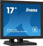 Iiyama ProLite T1732MSC-B5AG 17-tolline puuteekraaniga LED-monitor - 5:4 SXGA, projektiivne mahtuvuslik, 10-punktiline multi-touch, HDMI/DisplayPort/VGA, USB, k&otilde;larid, must
