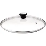 Tefal klaasist kaas &Oslash;30cm &ndash; karastatud klaasist k&ouml;&ouml;gin&otilde;ude kaas aurutusavaga, roostevabast terasest servaga, n&otilde;udepesumasinas pestav
